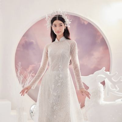 Áo dài cưới cách tân