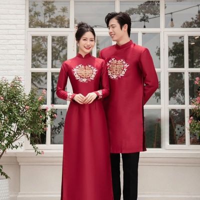 Áo dài cưới thời nay đa dạng áo dài cưới xưa