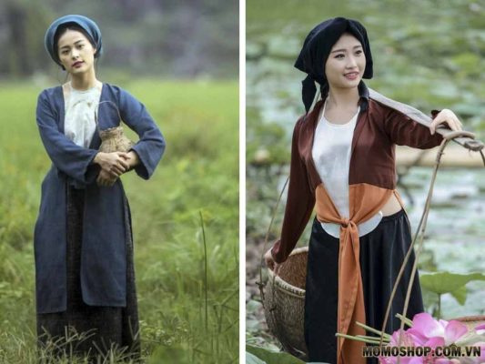 Áo yếm tứ thân nét đẹp bắc bộ